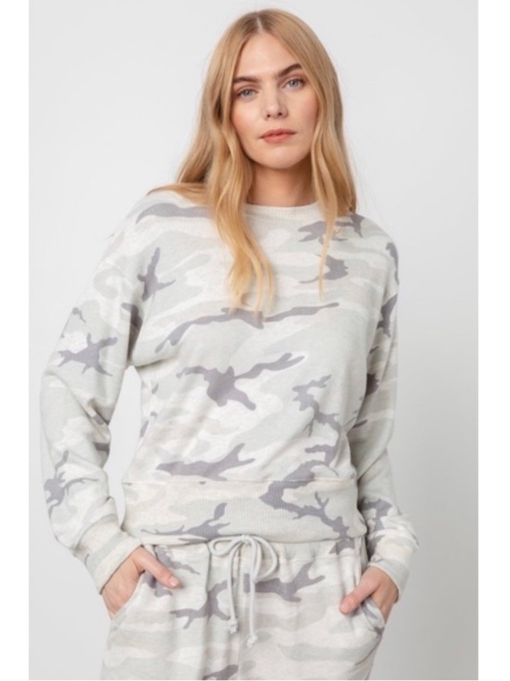 Rails White Camo Sweatshirt